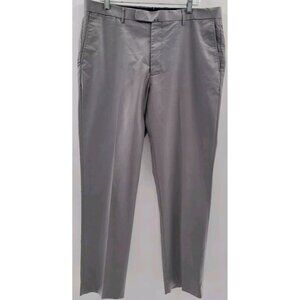 Peter Millar‎ Mens 38x32 Gray Performance Pants-Tencel/Polyester/Cotton